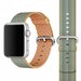 Curea iUni compatibila cu Apple Watch 1/2/3/4/5/6/7, 38mm, Nylon, Woven Strap, Gold/Gray